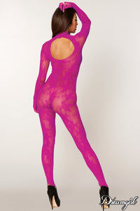 Thumbnail for Floral Full Lace Catsuit